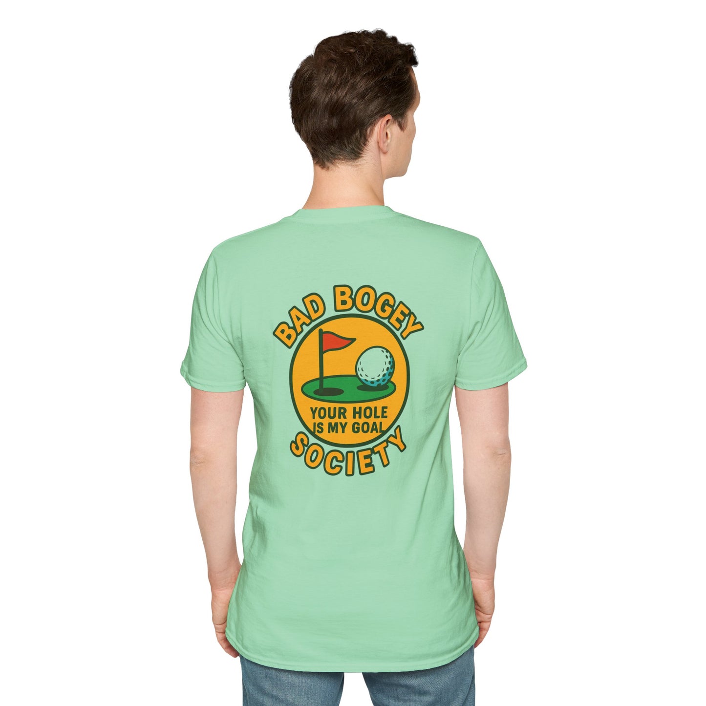 Funny Golf T-Shirt Bad Bogey Society Unisex