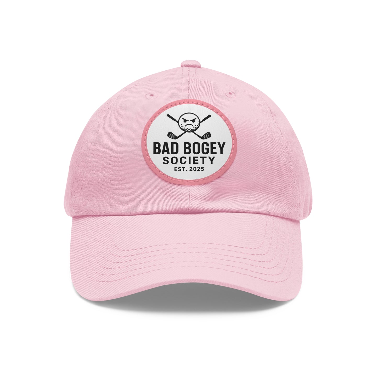 Dad Hat with Leather Patch – Unstructured Low Profile Cap | Comfortable Bio-Washed Cotton | Stylish Casual Wear
