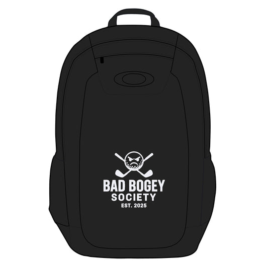 Bad Bogey Society Skull Golf Backpack – 20L Sports Gear | Stylish Gift for Golfers & Adventurers