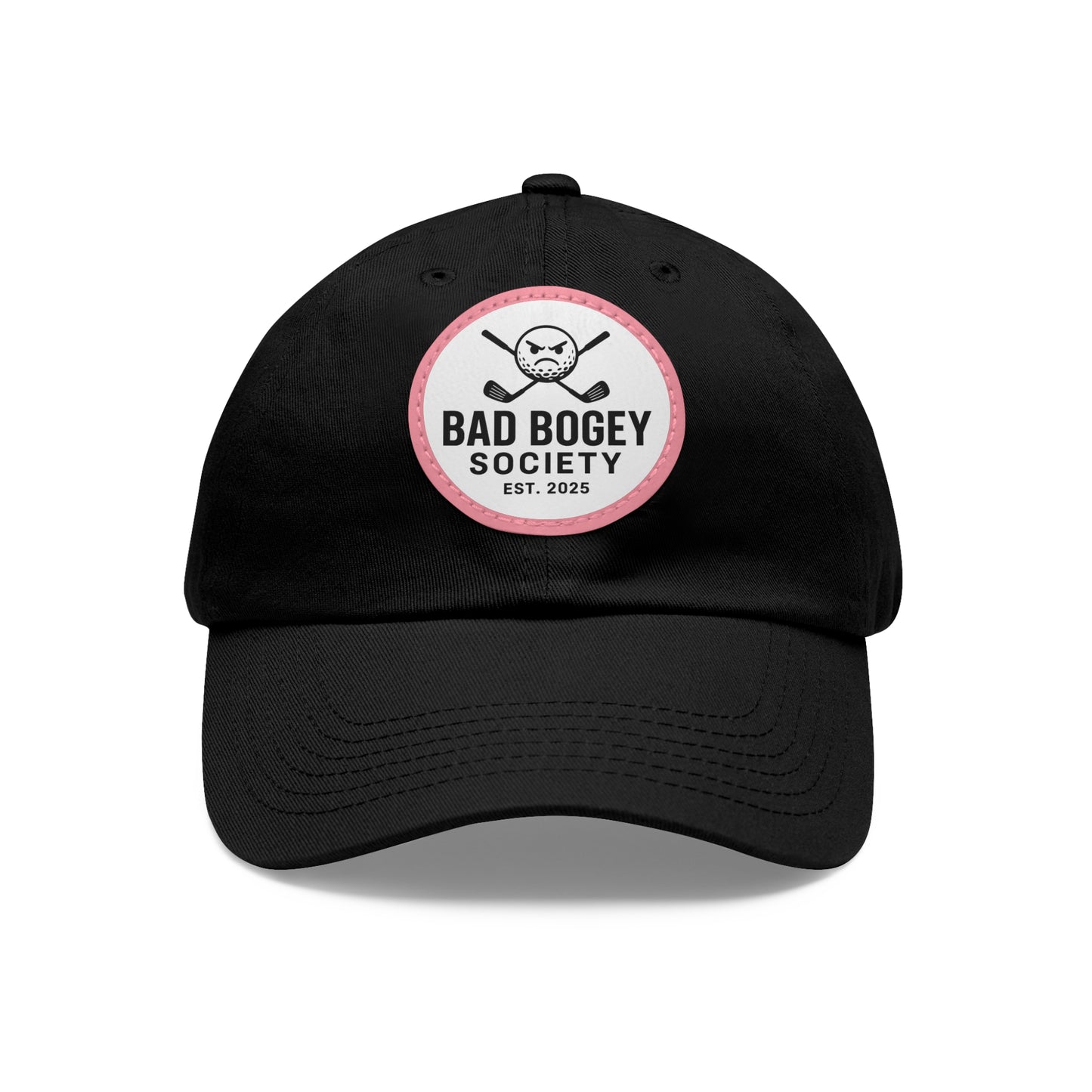 Dad Hat with Leather Patch – Unstructured Low Profile Cap | Comfortable Bio-Washed Cotton | Stylish Casual Wear