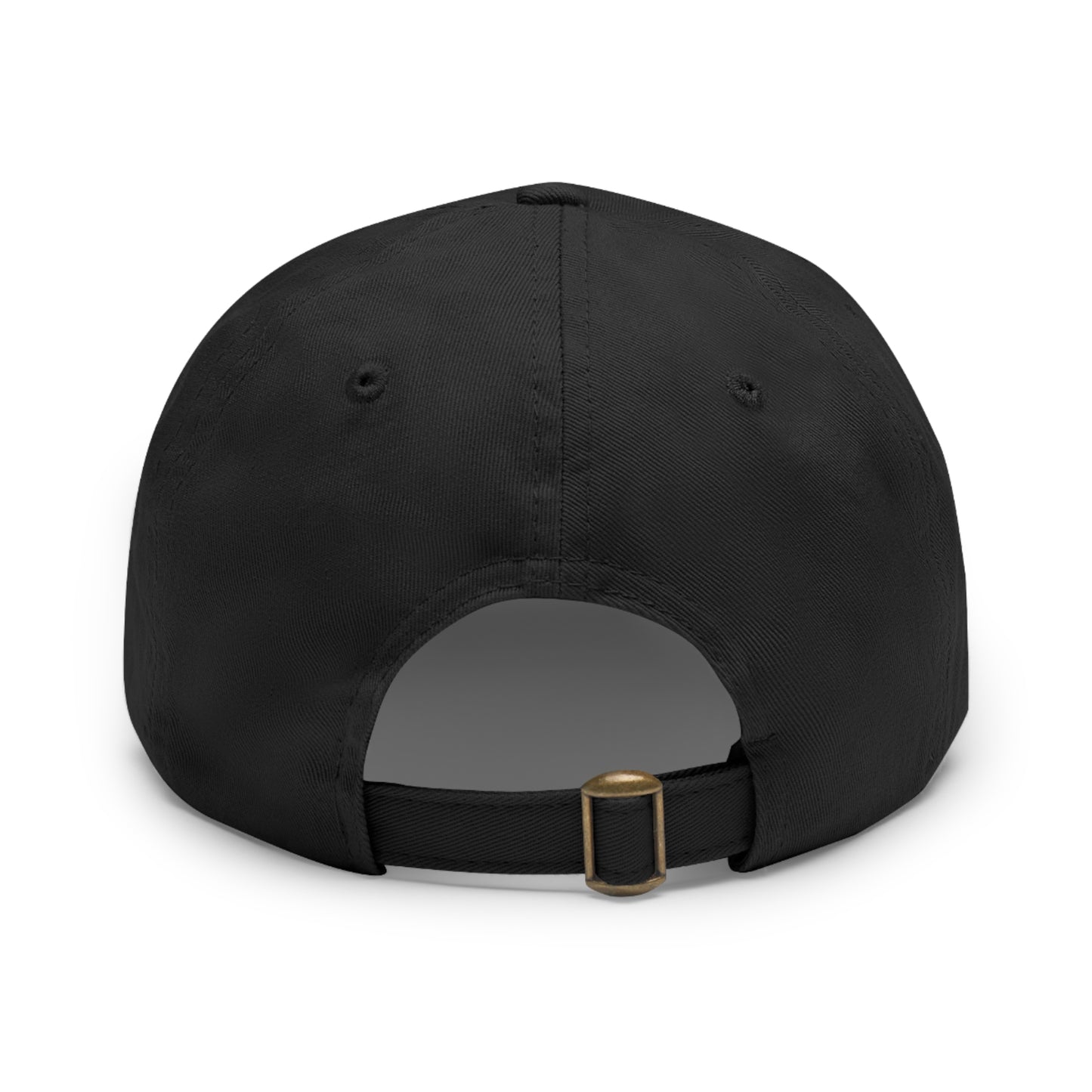 Dad Hat with Leather Patch – Unstructured Low Profile Cap | Comfortable Bio-Washed Cotton | Stylish Casual Wear