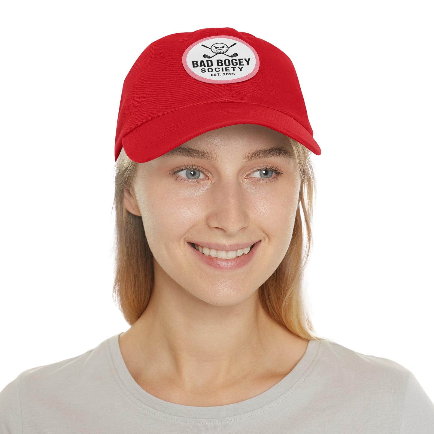 Dad Hat with Leather Patch – Unstructured Low Profile Cap | Comfortable Bio-Washed Cotton | Stylish Casual Wear