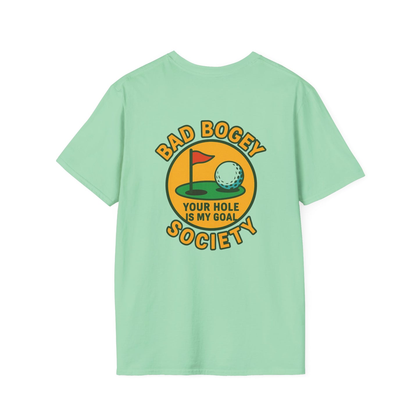 Funny Golf T-Shirt Bad Bogey Society Unisex