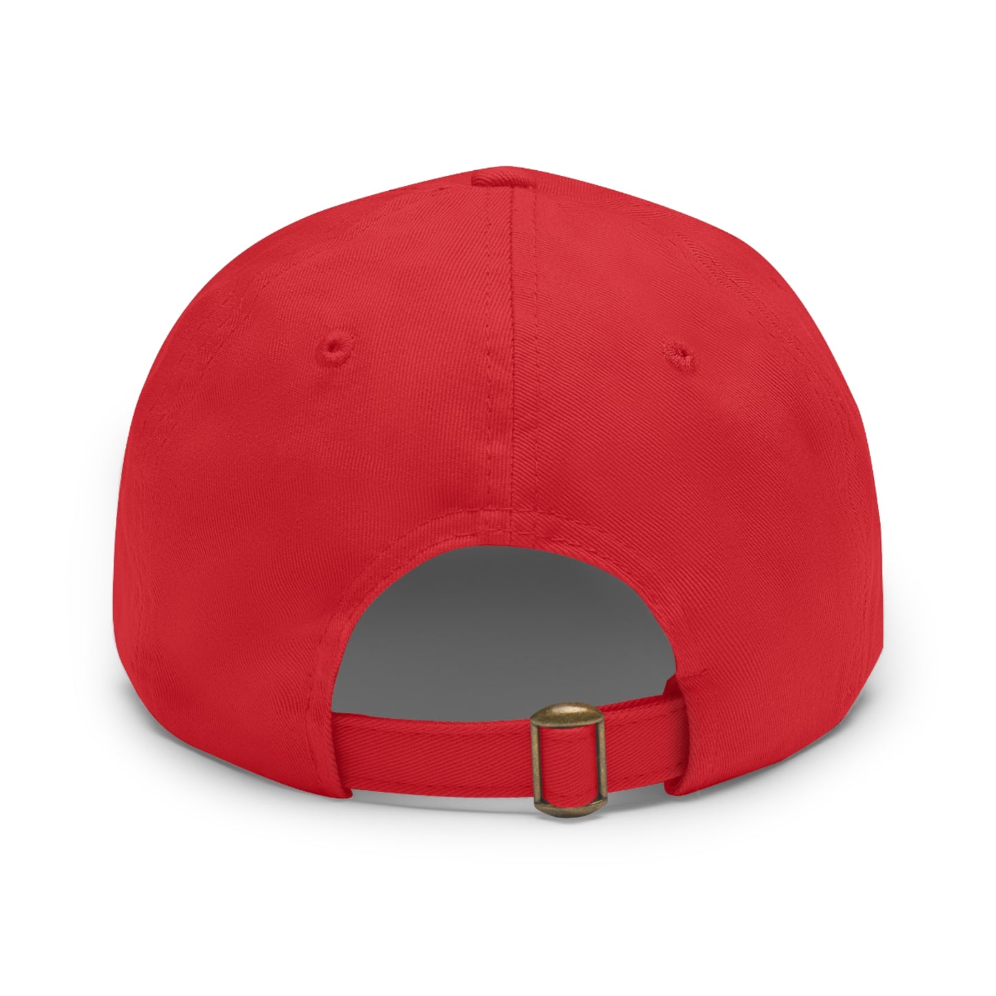 Dad Hat with Leather Patch – Unstructured Low Profile Cap | Comfortable Bio-Washed Cotton | Stylish Casual Wear