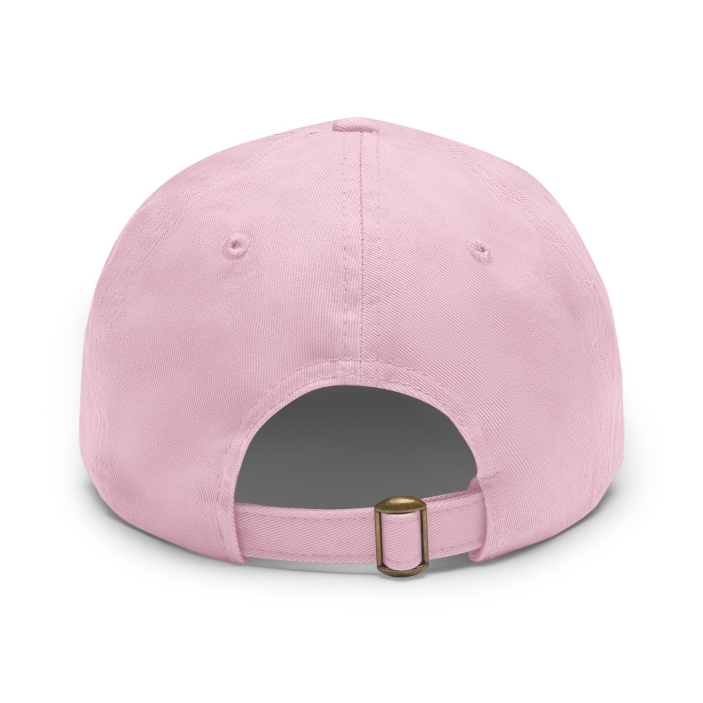 Dad Hat with Leather Patch – Unstructured Low Profile Cap | Comfortable Bio-Washed Cotton | Stylish Casual Wear