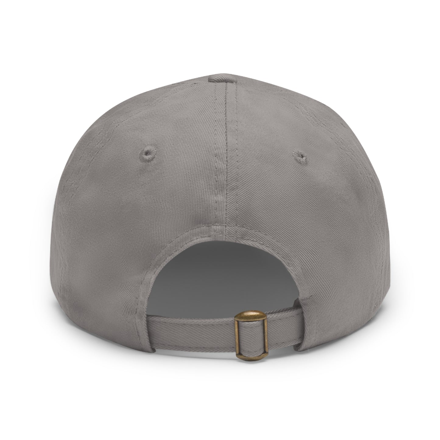 Dad Hat with Leather Patch – Unstructured Low Profile Cap | Comfortable Bio-Washed Cotton | Stylish Casual Wear