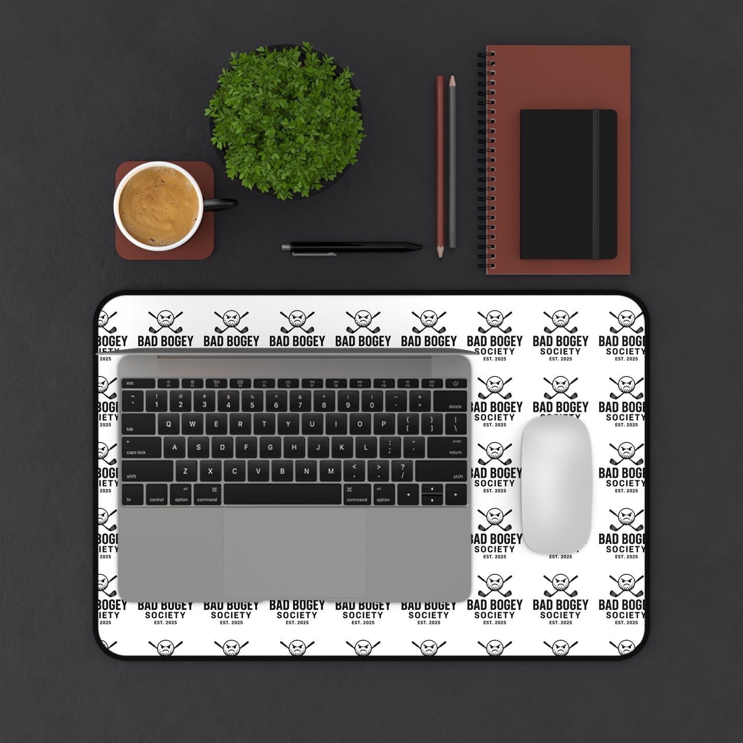 Bad Bogey Society Desk Mat – Vibrant Golf-Inspired Workspace Accessory | Perfect Gift for Golf Lovers & Gamers