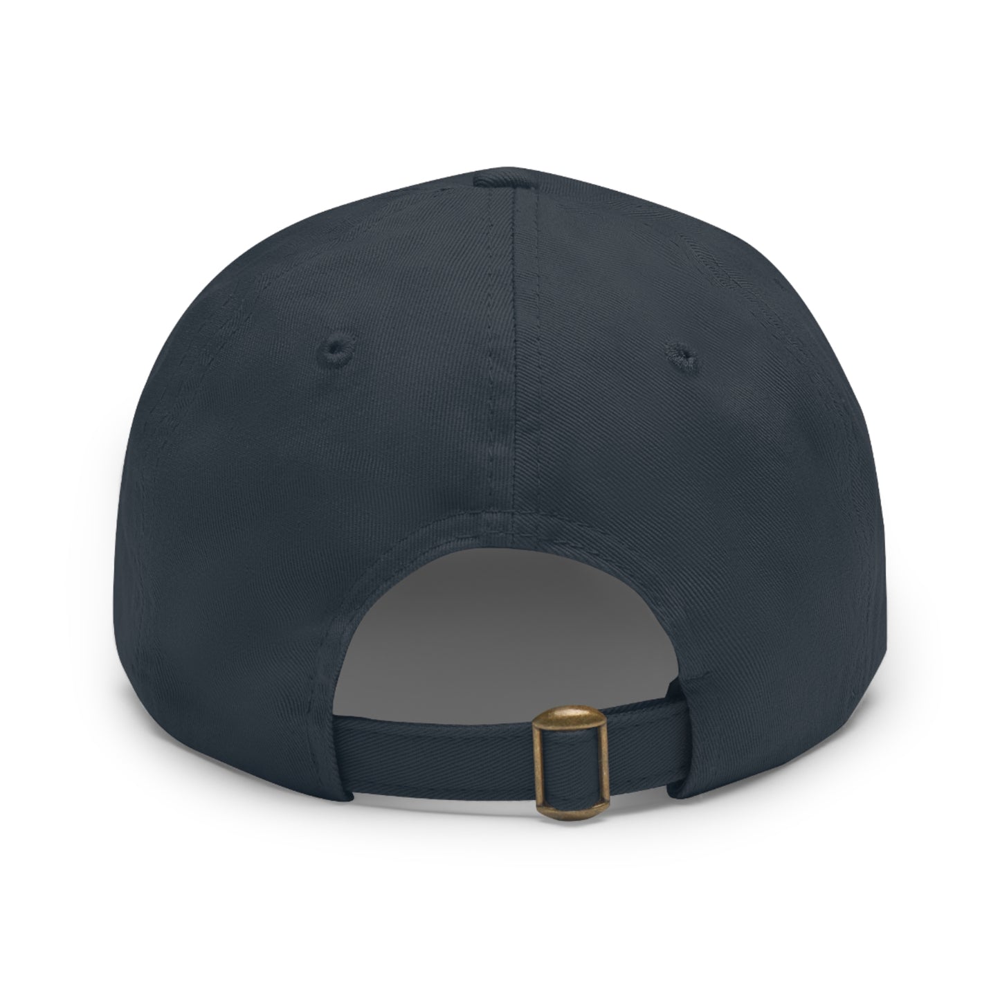 Dad Hat with Leather Patch – Unstructured Low Profile Cap | Comfortable Bio-Washed Cotton | Stylish Casual Wear