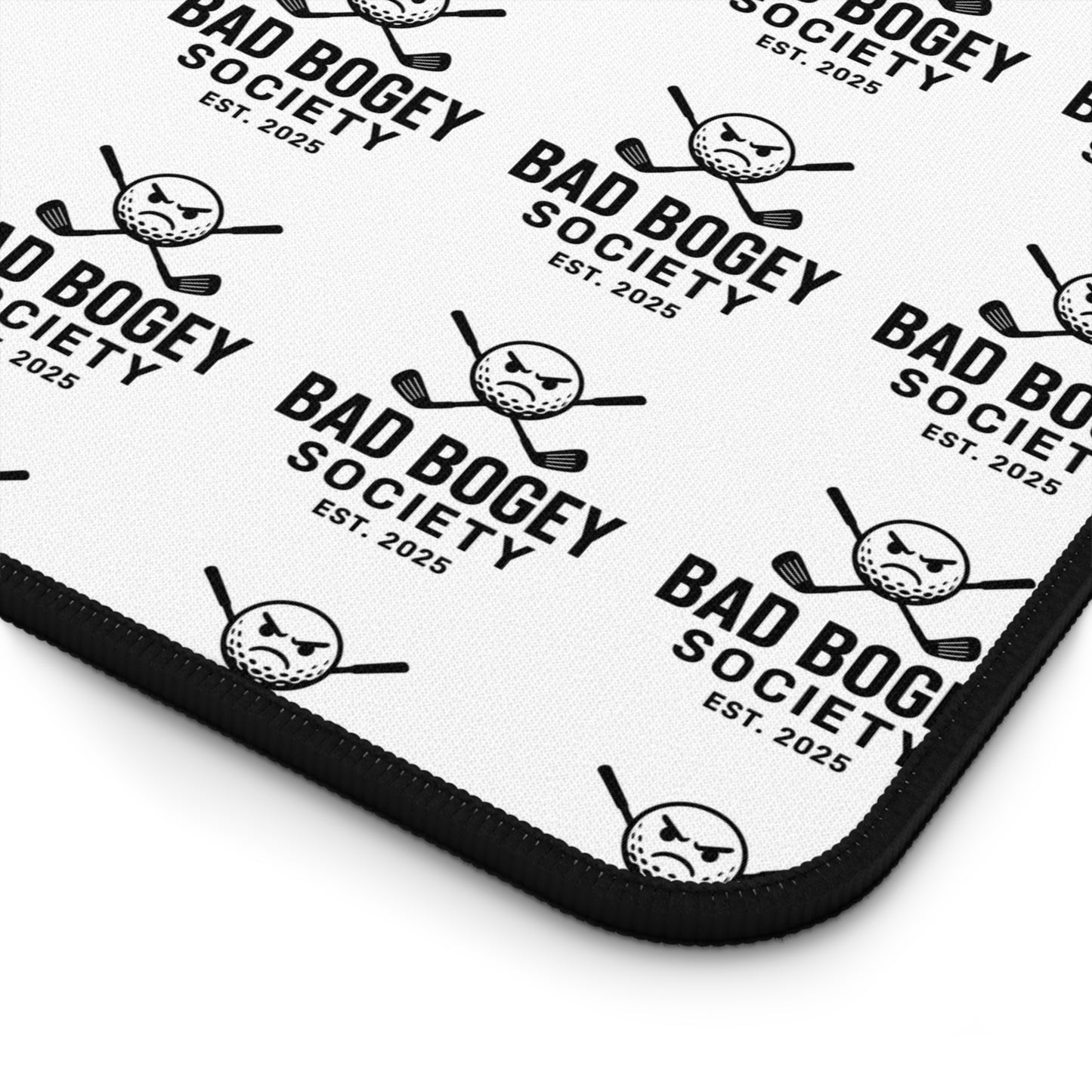 Bad Bogey Society Desk Mat – Vibrant Golf-Inspired Workspace Accessory | Perfect Gift for Golf Lovers & Gamers