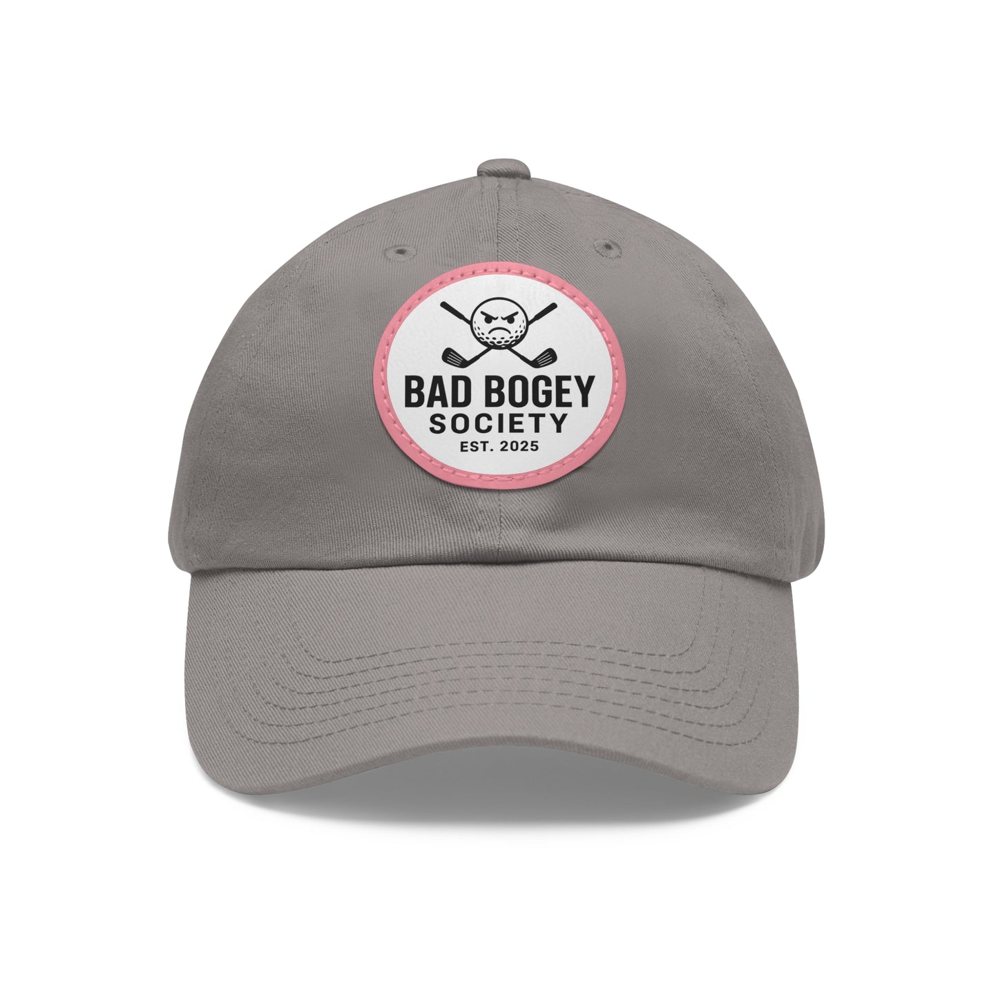 Dad Hat with Leather Patch – Unstructured Low Profile Cap | Comfortable Bio-Washed Cotton | Stylish Casual Wear