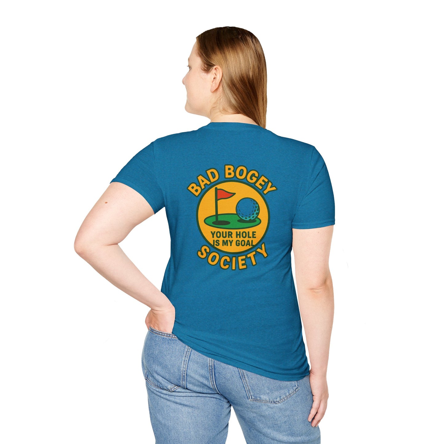 Funny Golf T-Shirt Bad Bogey Society Unisex
