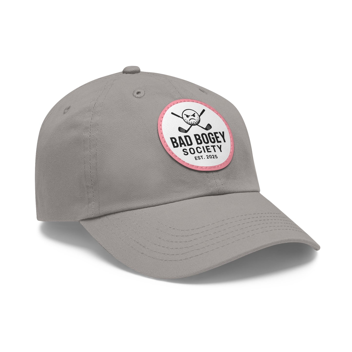 Dad Hat with Leather Patch – Unstructured Low Profile Cap | Comfortable Bio-Washed Cotton | Stylish Casual Wear