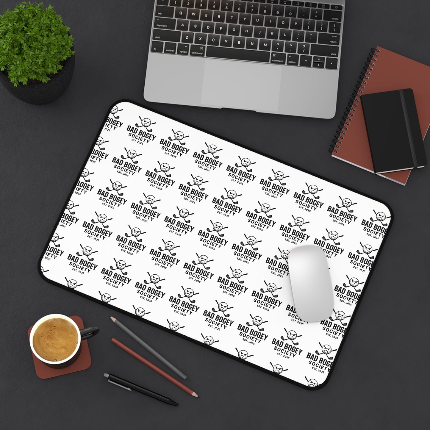 Bad Bogey Society Desk Mat – Vibrant Golf-Inspired Workspace Accessory | Perfect Gift for Golf Lovers & Gamers