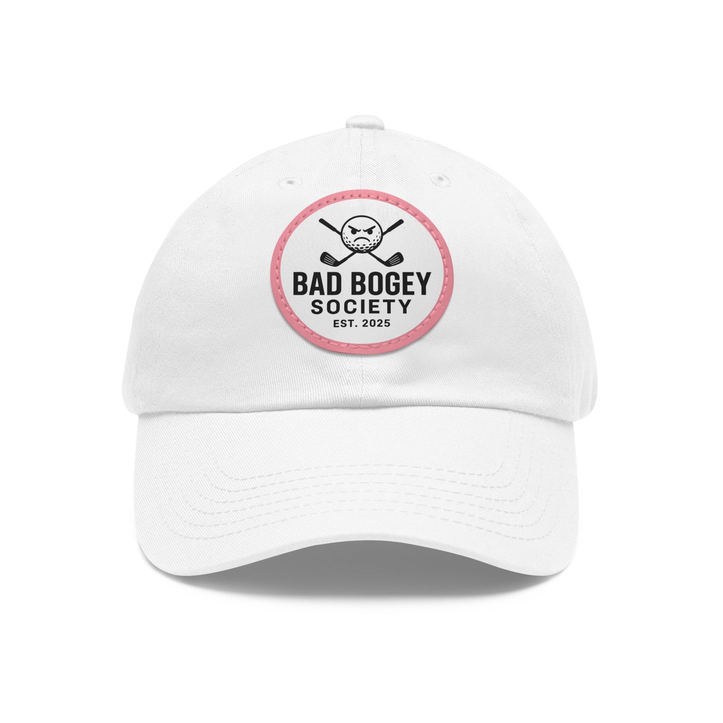 Dad Hat with Leather Patch – Unstructured Low Profile Cap | Comfortable Bio-Washed Cotton | Stylish Casual Wear