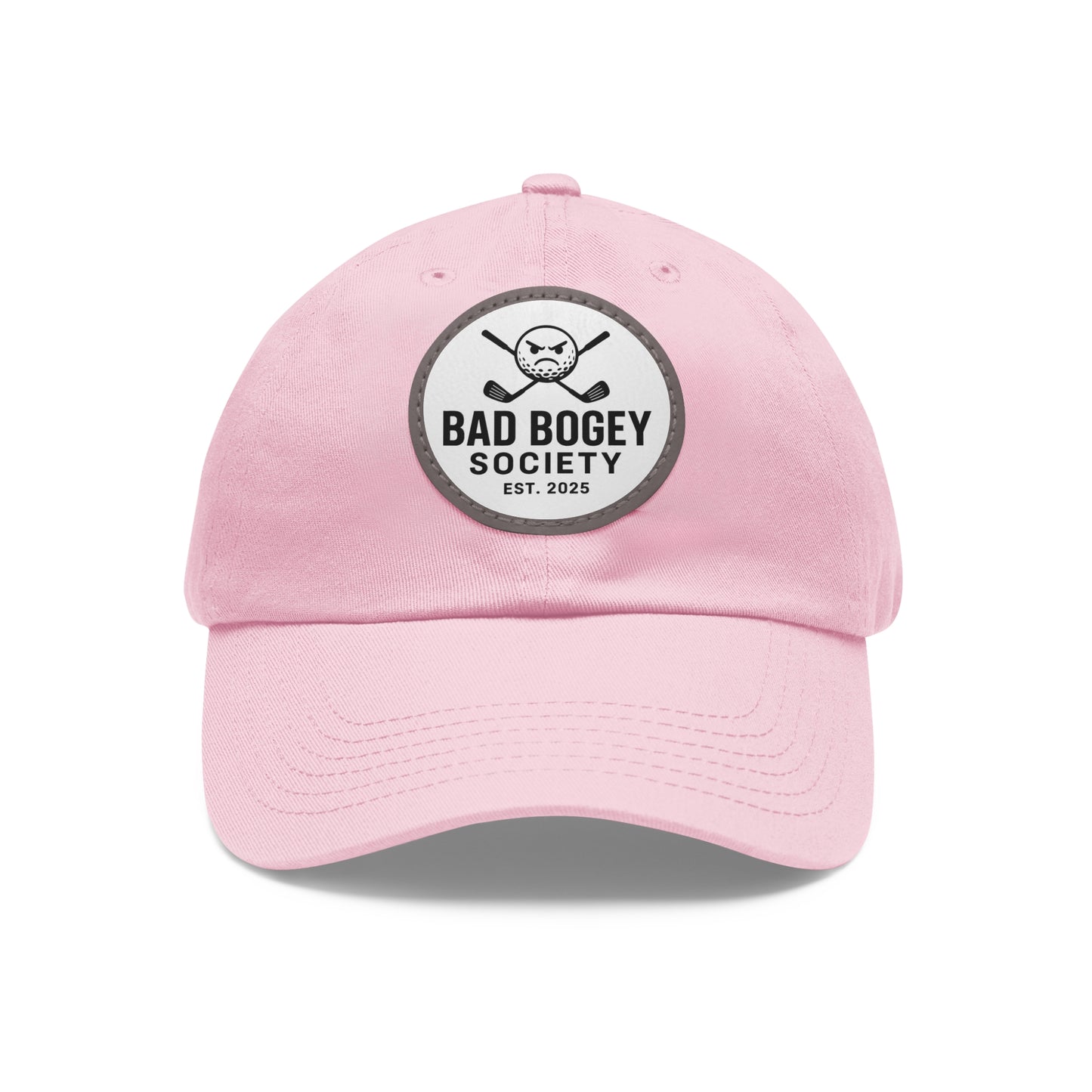 Dad Hat with Leather Patch – Unstructured Low Profile Cap | Comfortable Bio-Washed Cotton | Stylish Casual Wear