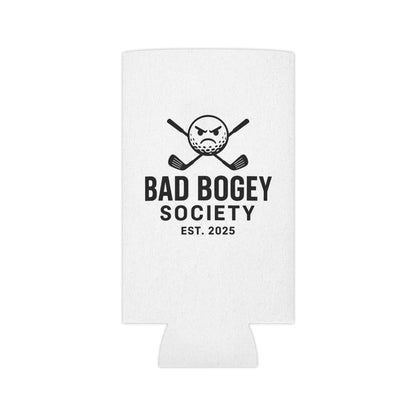 Bad Bogey Society Can Cooler – Fun Golf Gift & Drink Insulator | Perfect for Summer Parties & Outdoor Fun