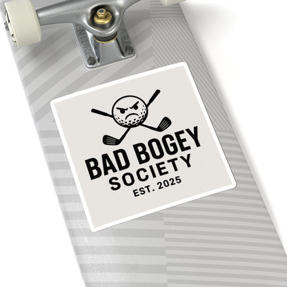 Bad Bogey Society Stickers – Fun Golf Decals & Accessories | Perfect Gift for Golf Lovers