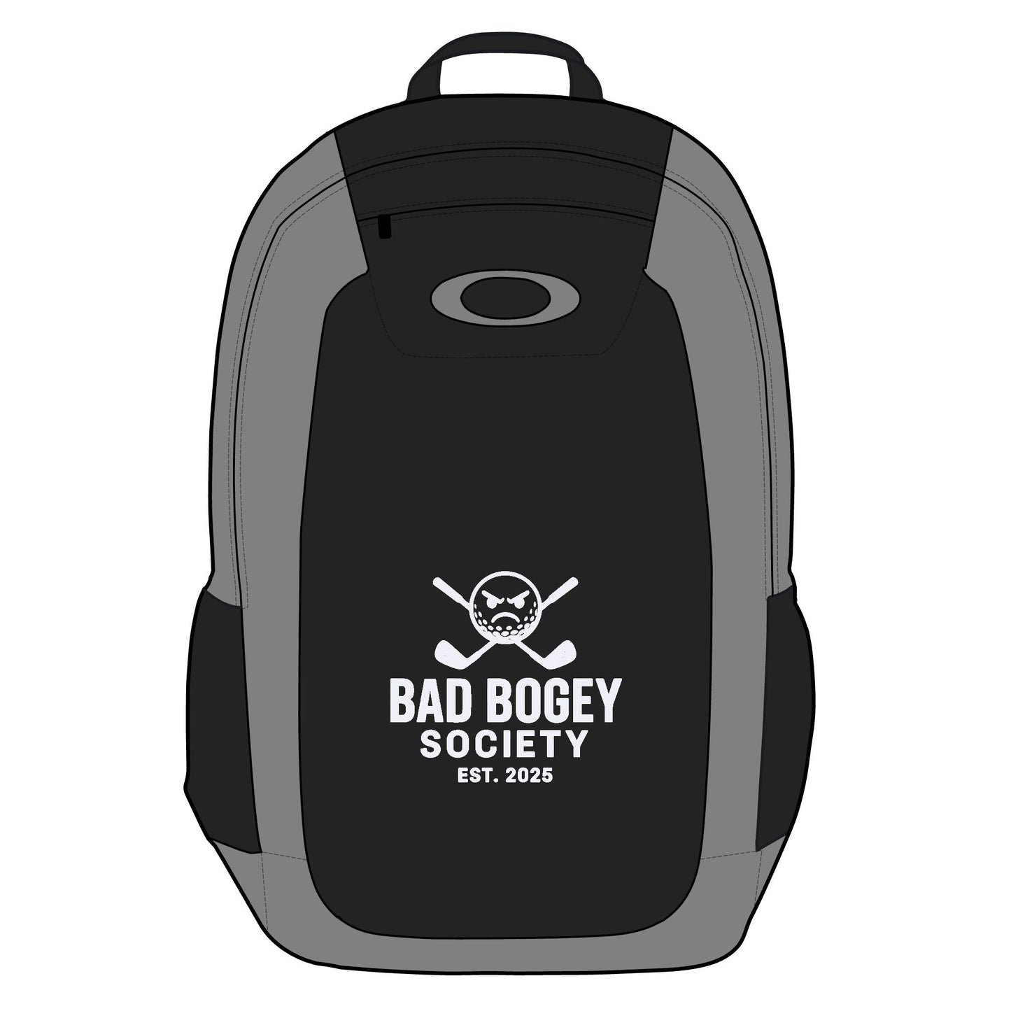 Bad Bogey Society Skull Golf Backpack – 20L Sports Gear | Stylish Gift for Golfers & Adventurers