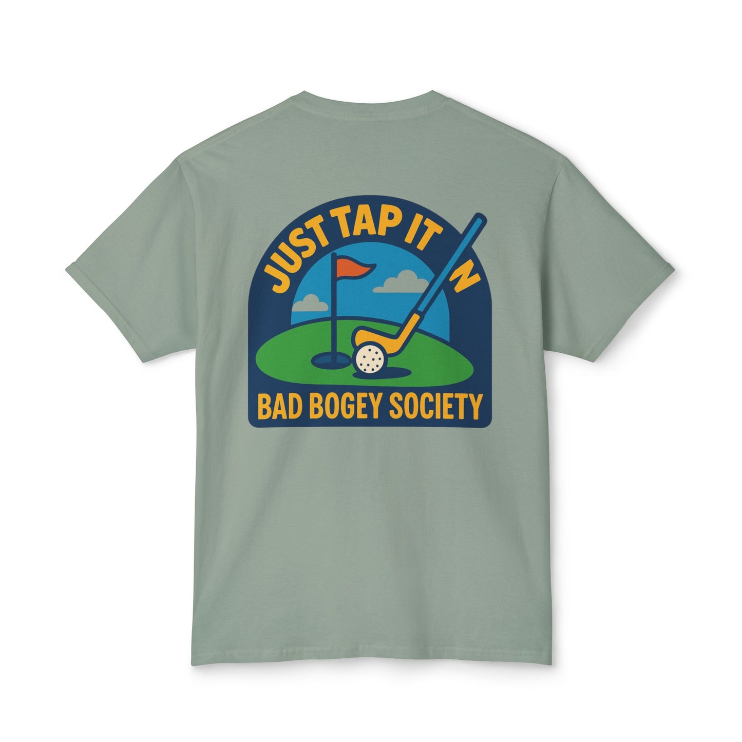 Golf T-Shirt for Humorous Golfers - 'I Putt Out / Just Tap It In' Design