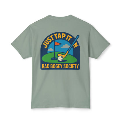 Golf T-Shirt for Humorous Golfers - 'I Putt Out / Just Tap It In' Design