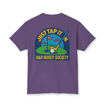 Golf T-Shirt for Humorous Golfers - 'I Putt Out / Just Tap It In' Design