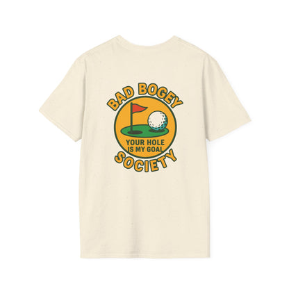 Funny Golf T-Shirt Bad Bogey Society Unisex