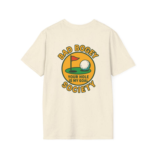 Funny Golf T-Shirt Bad Bogey Society Unisex