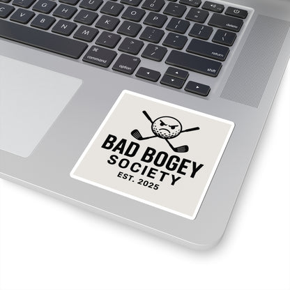 Bad Bogey Society Stickers – Fun Golf Decals & Accessories | Perfect Gift for Golf Lovers