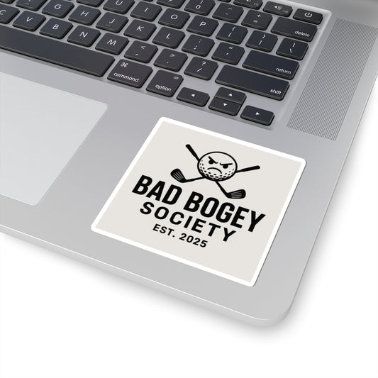 Bad Bogey Society Stickers – Fun Golf Decals & Accessories | Perfect Gift for Golf Lovers