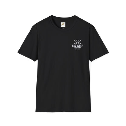 Bad Bogey Society Unisex Softstyle T-Shirt – Comfortable Casual Wear | Perfect Golf Lover Gift & Birthday Present