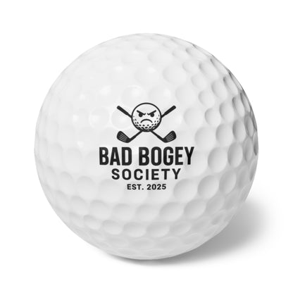 Custom Golf Balls – Bad Bogey Society Personalized Golf Accessories | Unique Gifts for Golf Lovers | Perfect for Tournaments & Party Favors