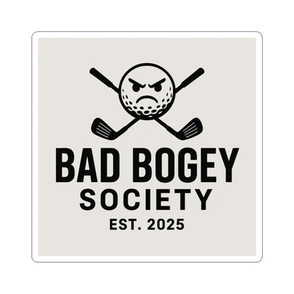 Bad Bogey Society Stickers – Fun Golf Decals & Accessories | Perfect Gift for Golf Lovers