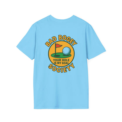 Funny Golf T-Shirt Bad Bogey Society Unisex