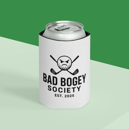Bad Bogey Society Can Cooler – Fun Golf Gift & Drink Insulator | Perfect for Summer Parties & Outdoor Fun