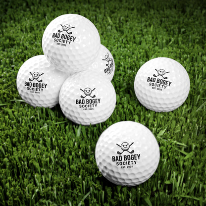 Custom Golf Balls – Bad Bogey Society Personalized Golf Accessories | Unique Gifts for Golf Lovers | Perfect for Tournaments & Party Favors