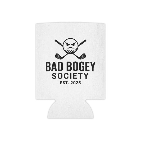Bad Bogey Society Can Cooler – Fun Golf Gift & Drink Insulator | Perfect for Summer Parties & Outdoor Fun